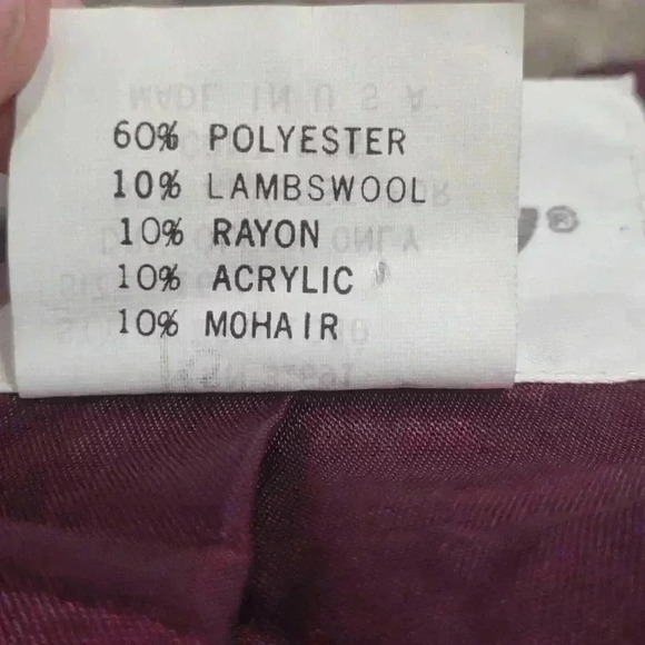 Vintage Donnkenny single button multi color lined‎ blazer women's 16 - Picture 5 of 5